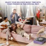 Cotsoco Bluetooth Vinyl Record Player with Speakers