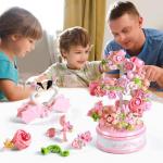 Flowers Music Box Building Kit with Lights - 713PCS