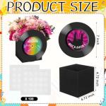 Retro Vinyl Record Flower Boxes for Party Decor