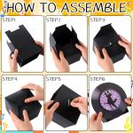 Retro Vinyl Record Flower Boxes for Party Decor