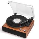 Bluetooth Turntable with Stereo Speakers and HiFi Sound