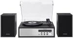 Crosley Sloane Bluetooth Turntable and Speakers, Black
