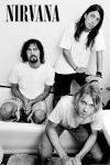 Nirvana Black and White Band Photo Art Poster