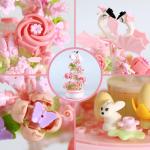 Flowers Music Box Building Kit with Lights - 713PCS