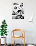 Nirvana Black and White Band Photo Art Poster