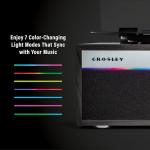 Crosley Bluetooth Vinyl Record Player with LED Lights