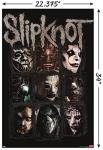 Slipknot Masks 08 Wall Poster, Unframed