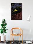 Foo Fighters UFO Art Poster - 24 x 36 Inches