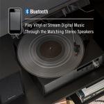 Crosley Sloane Bluetooth Turntable and Speakers, Black