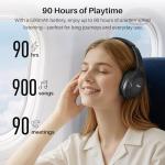 TOZO HT3 Wireless Noise Cancelling Headphones with 90H Battery