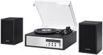Crosley Sloane Bluetooth Turntable and Speakers, Black