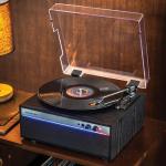 Crosley Bluetooth Vinyl Record Player with LED Lights