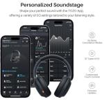 TOZO HT3 Wireless Noise Cancelling Headphones with 90H Battery