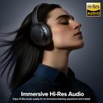 Bluetooth Noise Cancelling Headphones with 120H Playtime