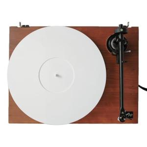 Menesia White Acrylic Turntable Slipmat for Records