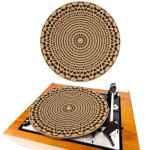 Briwooody 3mm Cork Turntable Mat for Better Sound