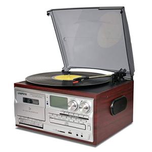 LoopTone 9-in-1 Bluetooth Vintage Turntable and Player