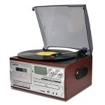 LoopTone 9-in-1 Bluetooth Vintage Turntable and Player