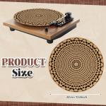 Briwooody 3mm Cork Turntable Mat for Better Sound