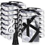 Metal Musical Note Bookmarks with Tassels (48 Sets)
