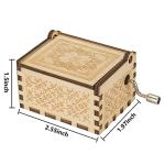 Sunflower Music Box with Engraved Locket Necklace