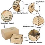 Sunflower Music Box with Engraved Locket Necklace