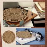 Briwooody 3mm Cork Turntable Mat for Better Sound