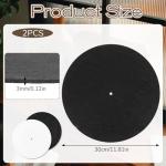 Turntable Slipmat Set for Vinyl Records