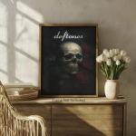 Deftones Skull Rose Wall Art Print 8x10