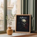 Deftones Skull Rose Wall Art Print 8x10