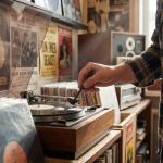 2-Pack White Felt Slipmats for Turntables
