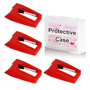 JUKFITA Ruby Stylus for Victrola Crosley Turntables