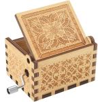 Ukebobo Wooden Music Box - The Pooh Saying Gift, Merry Christmas & New Year's Gift - 1 Set