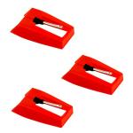 3-Pack Long-Lasting Turntable Replacement Needles
