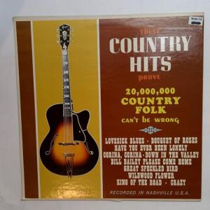 These Country Hits Prove 20,000,000 Country Folk Can't Be Wrong (Somerset SF-26400)