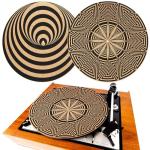 Briwooody Cork Turntable Mats for Vinyl Records