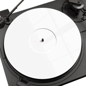 Pro Spin White Acrylic Turntable Mat for Vinyl