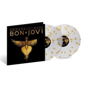 Bon Jovi Greatest Hits Exclusive Limited Gold Splatter Color Vinyl 2x LP