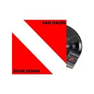Diver Down - Exclusive Limited Edition Black Colored Vinyl LP w/ Collectible Backstage Pass Replica