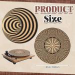 Briwooody Cork Turntable Mats for Vinyl Records