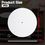 12-inch White Felt Turntable Slipmat for Vinyl