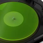 Green Acrylic Turntable Slipmat for Better Sound