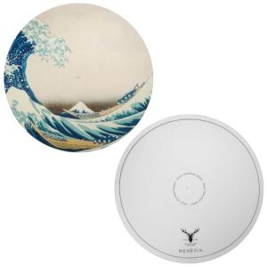 Menesia 12-Inch Vinyl Turntable Slipmat - Great Wave