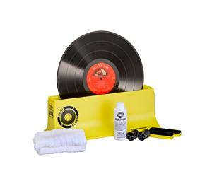 Spin-Clean Record Washer Kit | Vinyl Record Cleaner | Record Cleaning Kit | Alcohol-Free Solution | Snap-in Rollers | Wedge-Fit Brushes | 2 Lint-Free Drying Cloths | Perfect for 33, 48 & 78 RPM