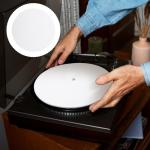 12-inch White Felt Turntable Slipmat for Vinyl