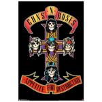 Trends International Guns N' Roses - Cross Wall Poster, 22.375" x 34", Unframed Version