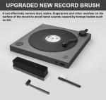 Premium Vinyl Record Cleaner Kit - Vinyl Records Cleaning Kit for Records Albums-Includes Soft Velvet Record Brush, Cleaning, Stylus Brush, Brush for Velvet
