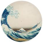 Menesia 12-Inch Vinyl Turntable Slipmat - Great Wave