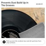 Hudson Hi-Fi Anti Static Microfiber Record Cleaning Cloth - 5 pk - The Audiophiles Anti-Scratch Lint & Dust Magnets - 7X Capillary Absorption LP & Record Cover Cleaner Protector Cleaning Cloths