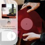 Pink Antistatic Acrylic Turntable Slipmat for Vinyl